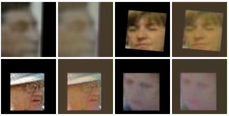 Translator outputs on real low-resolution TinyFace images