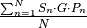 \frac{\sum_{n=1}^{N} S_n \cdotp G  \cdotp P_n}{N}