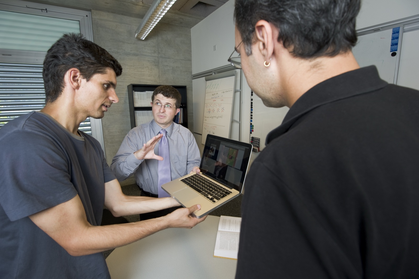 Members of the Biometrics Group at work