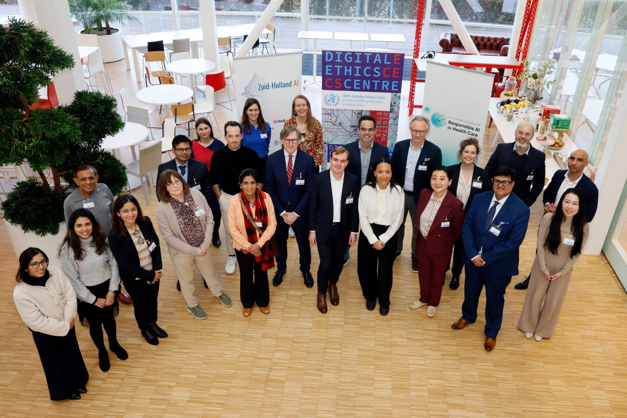 Group photograph of the participants in the WHO Collaborating Consortium pre-convening at TU Delft