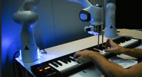 Robots and humans collaborate to play music together